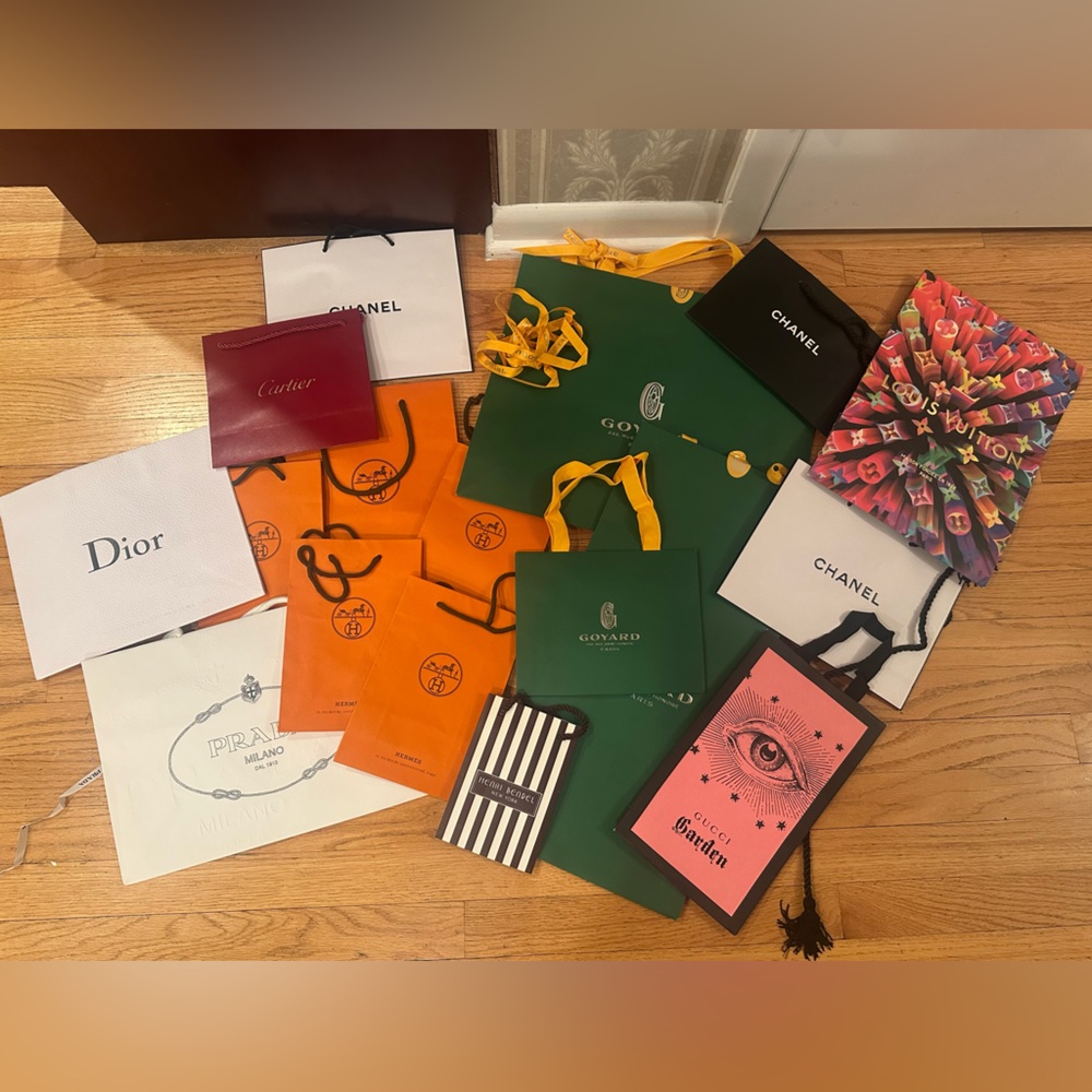 Authentic Luxury Designer Shopping Bags Collection